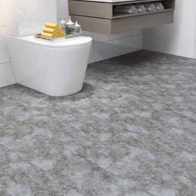 4mm 4.2mm PVC Waterproof Unilin Click Marble Stone Texture SPC Flooring for Bathroom