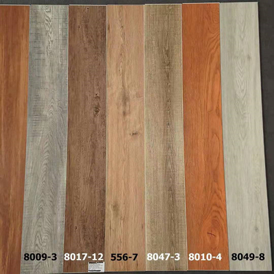 IXPE/EVA Backing Grey Wood Effect SPC Rigid Click Vinyl Flooring for Commercial Spaces