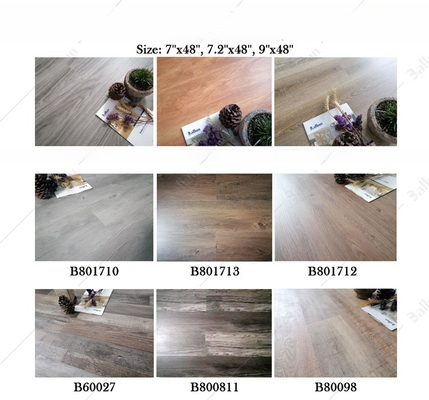 Eco-friendly Wooden Surface Print SPC Vinyl Flooring for Apartment Interior Decoration