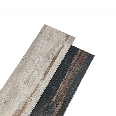 Handscaped 7mm SPC Herringbone Hybrid Flooring Easy to Install for Hotel Renovations