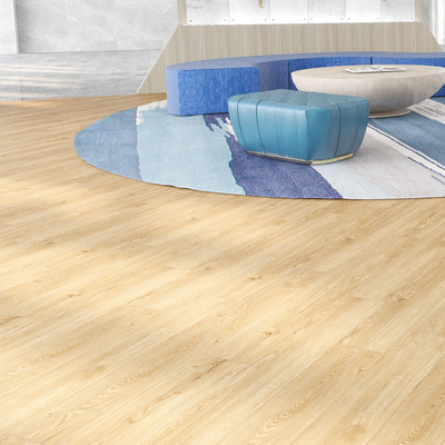 Indoor 4mm 6.5mm Luxury Wood Interlocking Flooring Click SPC Plastic Flooring