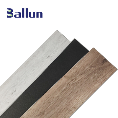 Indoor 9''x48'' Plank Size Black Wooden Texture 5mm LVP PVC SPC Flooring with IXPE Padding