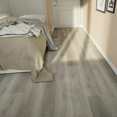 Waterproof Vinyl Click Tile 4mm 4.2mm Office SPC Flooring with IXPE Padding Waterproof