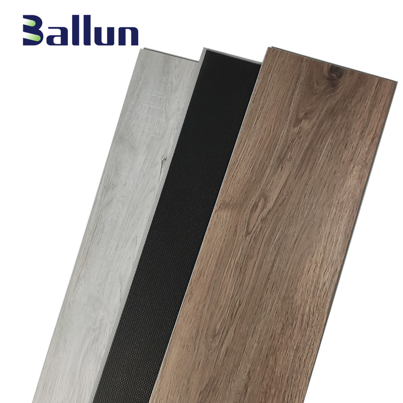 Click SPC Flooring B1 Fireproof 4mm 5mm Eco-Friendly Oak Vinyl Wood Veneer Flooring