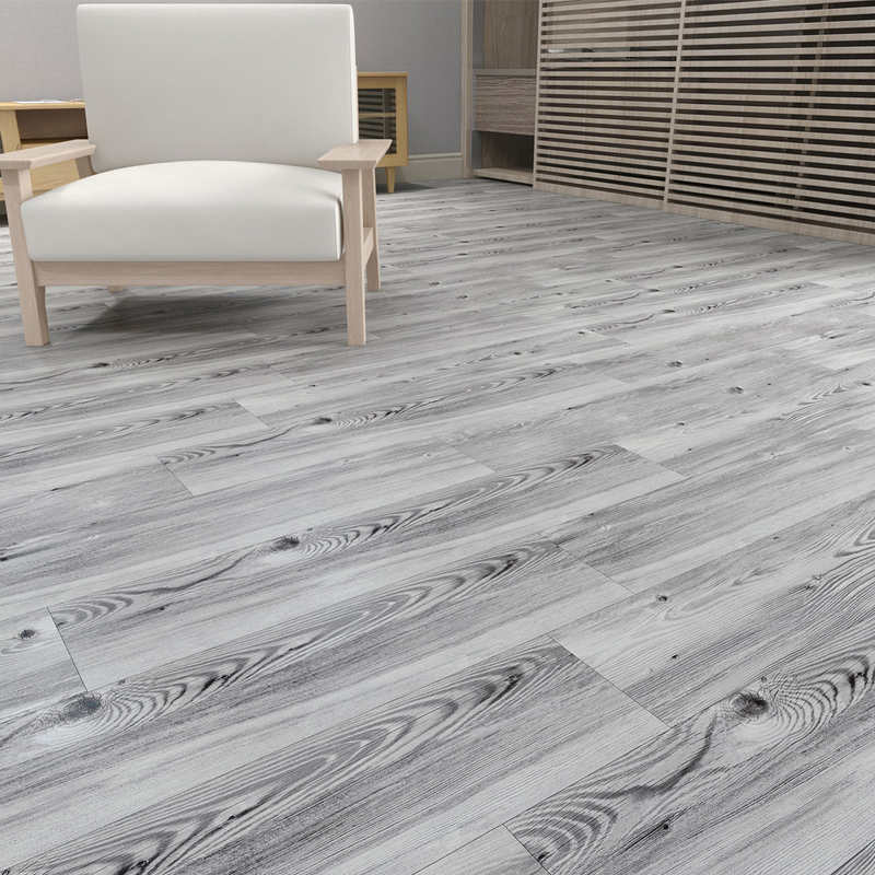 9''x48'' MSPC Glossy Melamine Wooden SPC Flooring Plank 4-mm-8mm with Noise Reduction