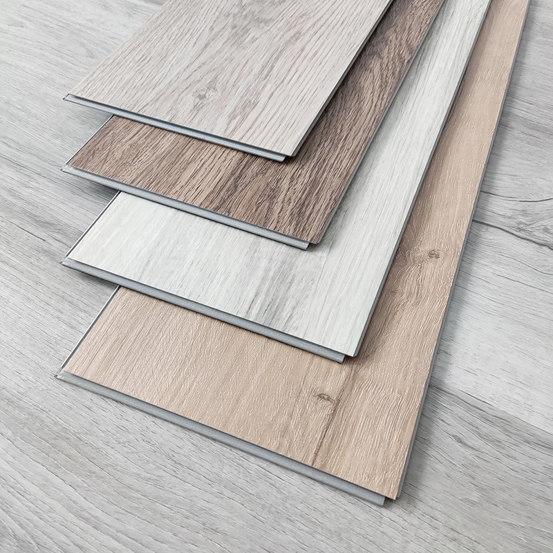 Interlocking 4mm SPC Floor Tile Waterproof Vinyl Plank with IXPE Padding and Materials